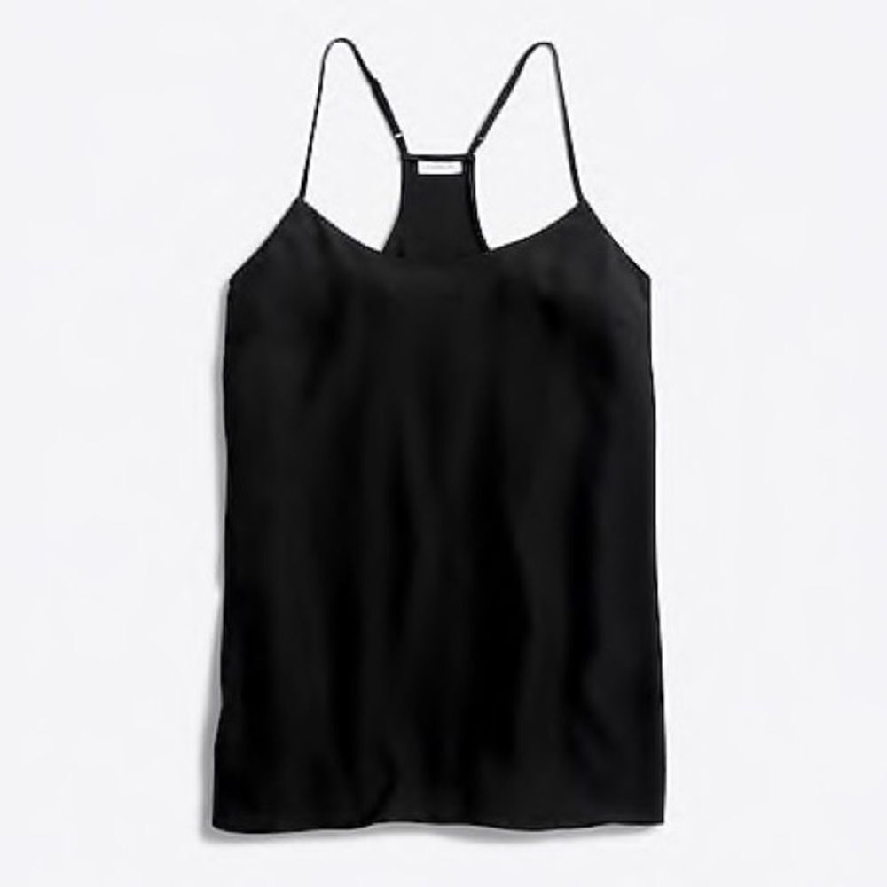 NWOT- j crew dressy black tank top